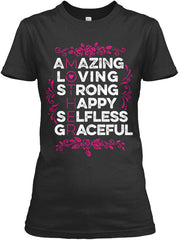 Mother: Amazing - Love - Strong - Happy