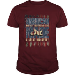American who first discovered columbus made a great dicovery T-shirt