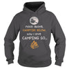 Image of CAMPFIRE BELOW T SHIRT HOW I LOVE CAMPING SO