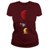Image of Fear Forgive Red Balloon Horror Halloween T-shirt