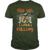 Image of This Girl Loves Bulldog Halloween