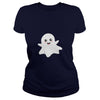 Image of cute happy ghost smiling happily