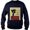Image of Vintage Tournee du Chat Noir Black Cat Halloween T-Shirt