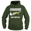 Image of Chargers Just Hate Us T-shirt, Chargers Just Hate Us Hoodies