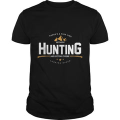 Fine Line Between Hunting and Looking Dazed T-Shirt