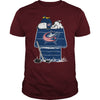 Image of CLe-Ice-hockey-Sleep-Snoopy-Columbus-Blue-Jackets