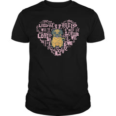Pug Dog Love Tee