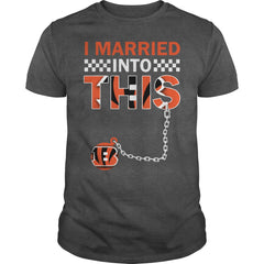 Bengals I Married T-shirt, Bengals I Married Hoodies