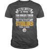 Image of win or lose a true  steelers