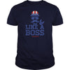 Image of Like a USA America American sir boss t-shirts T-Shirts