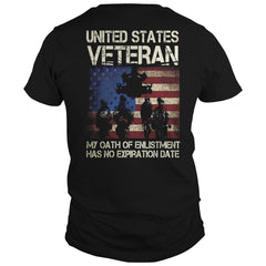 United States Veteran Oath Hoodie Zip-up