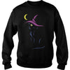 Image of THE WITCH AND THE MOON HAPPY HALLOWEEN TSHIRT