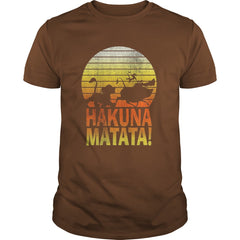 Disney Lion King Hakuna Matata Profile Graphic TShirt