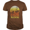 Image of Disney Lion King Hakuna Matata Profile Graphic TShirt