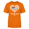 Image of Denver Broncos - Lace Heart - Terrell Davis