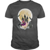 Image of WITCH DANCE UNDER THE MOON T SHIRT HALLOWEEN SHIRT