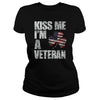 Image of KISS ME  I'M A VETERAN T SHIRT