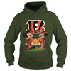 Image of Bengals Mickey Haloween Tshirt, Bengals Mickey Haloween Hoodies