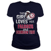 Image of Girl Loves Falcons And Crimson Tide TShirt