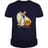 Image of Happy halloween corgi women's t-shirt
