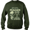 Image of Mens Funny Plumber TShirt Skull Graphic Plumber Gift Tee