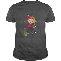 Cute Lil Girl Halloween TShirt in Kids Women And Men Sizes