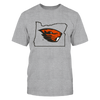 Image of LOGO IN STATE OUTLINE - OREGON STATE BEAVERS