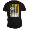 Image of i stand for the national anthem  packers