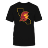 Image of TROJAN IN STATE OUTLINE - USC TROJANS