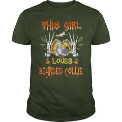 This Girl Loves Bearded Collie Halloween