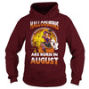 Image of halloqueen shirt - halloqueens are born in august - halloween costume