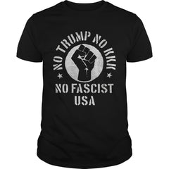 No Trump No Fascist USA protest shirt