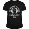 Image of No Trump No Fascist USA protest shirt