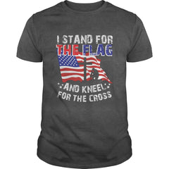 I Stand For The Flag And Kneel For The Cross Patriot T shirt