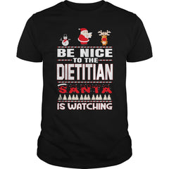 Be Nice To The Dietitian Santa Is Watching Christmas