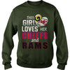 Image of This Girl Loves Her Chiefs And Rams TShirt
