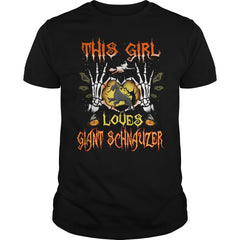 This Girl Loves Giant Schnauzer Halloween
