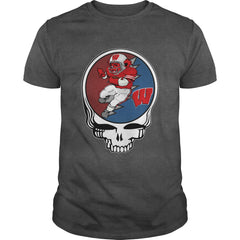 Grateful Dead Tshirt Wisconsin Badgers