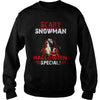 Image of SCARY SNOWMAN HALLOWEEN SPECIAL T SHIRT