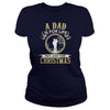 Image of A Dad Is For Life Not Just For Christmas T Shirt  Womens Heavyweight Premium Hoodie