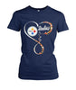Image of Pittsburgh-steelers Love Collection T-shirt 2018