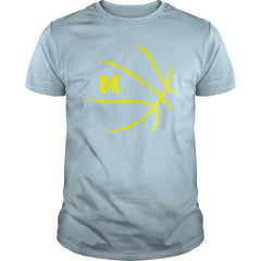 Michigan Wolverines U of M basketball shirt