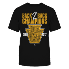 Back 2 Back Champions - Pittsburgh - Steel City - 2016 - 2017