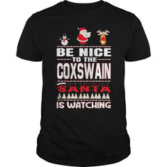 Be Nice To The Coxswain Santa Is Watching Christmas