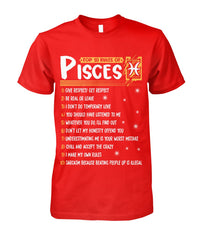 10 everlasting life rules of Pisces Limited Edition T-shirts
