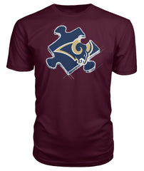 Los Angeles Rams - Rams and Puzzle T-shirt