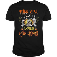 This Girl Loves Dandi Dinmont Halloween
