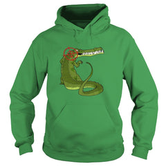 Yellow Alligator Hunter Kids' Shirts