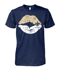 New Orleans Saints Two Coloured Lips T-shirt