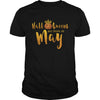 Image of Halloqueens are born in may funny halloween tshirt